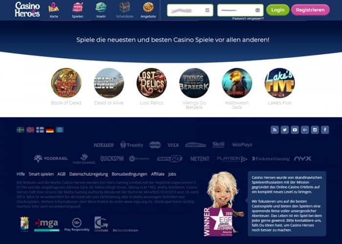 casino heroes vorschau startseite klein