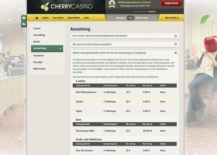 cherrycasino auszahlung klein