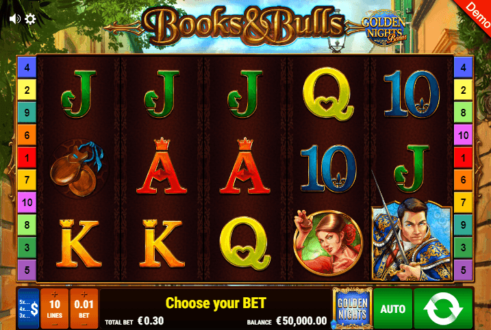 Books and Bulls Golden Nights Screenshot 4