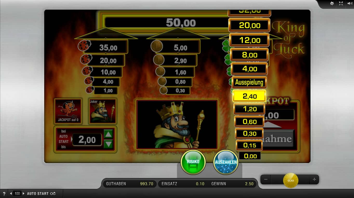 King of Luck Screenshot 1