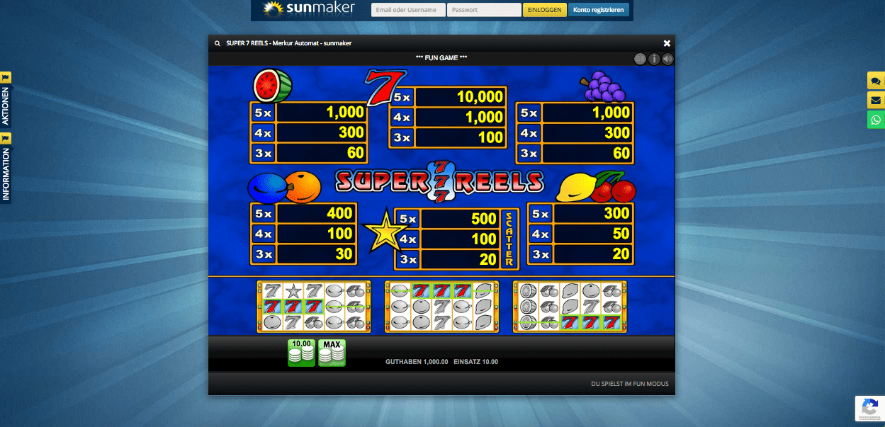 Super 7 Reels Screenshot 2