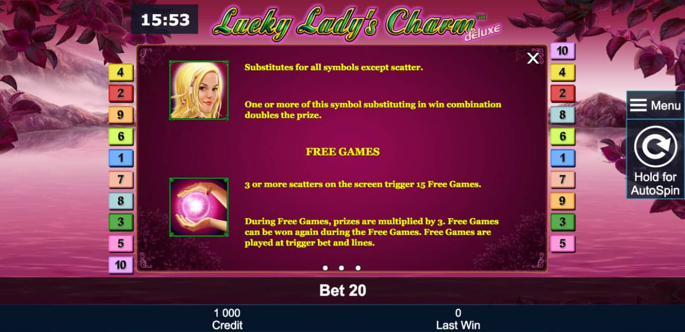 Lucky Lady`s Charm Screenshot 2