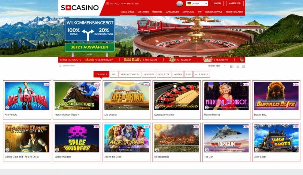 swisscasino-spielevorschau