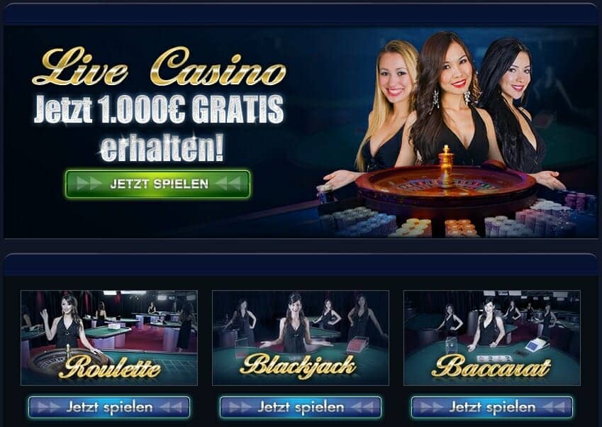 Spinpalace Live Spiele