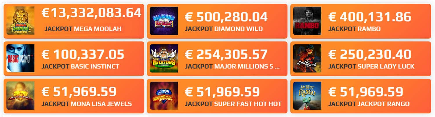 Jackpots im NetBet Casino